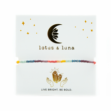Load image into Gallery viewer, &quot;Live Bright. Be Bold&quot; Goddess Bracelet
