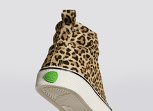 Load image into Gallery viewer, OCA High Stripe Leopard Print Canvas Sneaker Men
