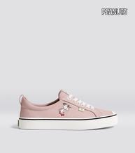 Load image into Gallery viewer, PEANUTS OCA Low Snoopy Skate Rose Canvas Sneaker Women
