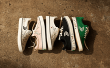 Load image into Gallery viewer, PEANUTS OCA Low Snoopy Skate Black Canvas Sneaker Women
