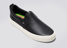 Load image into Gallery viewer, SLIP-ON Black Premium Leather Sneaker Women
