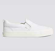 Load image into Gallery viewer, SLIP-ON White Premium Leather Sneaker Men
