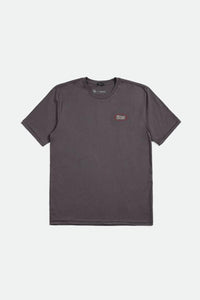 Parsons S/S Tailored Tee - Charcoal/Casa Red/Whitecap