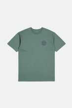Load image into Gallery viewer, Crest II S/S Standard Tee - Chinois Green/Washed Navy/Sepia

