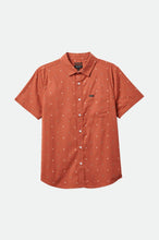 Load image into Gallery viewer, Charter Print S/S Woven Shirt - Terracotta Pyramid
