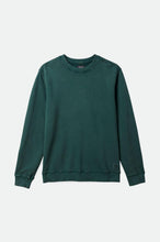 Load image into Gallery viewer, Vintage Reserve Cross Loop French Terry Crew - Trekking Green Sol Wash
