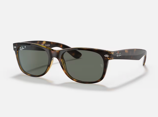 RAYBAN NEW WAYFARER TORTOISE WITH GREY LENSES SUNGLASSES
