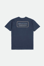Load image into Gallery viewer, Palmer Proper S/S Standard Tee - Washed Navy/Dusty Blue/Smoke Grey
