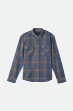 Load image into Gallery viewer, Memphis Linen Blend L/S Shirt - Flint Stone Blue/Sand
