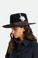 Load image into Gallery viewer, Brixton Hat Feather - White/Black

