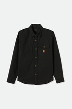 Load image into Gallery viewer, Builders Stretch L/S Overshirt - Washed Black
