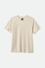 Load image into Gallery viewer, The City Jacquard Stripe S/S Tee - Whitecap
