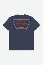 Load image into Gallery viewer, Linwood S/S Standard Tee - Washed Navy/Barn Red/Mustard

