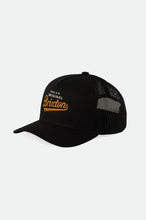 Load image into Gallery viewer, Postal C Netplus MP Trucker Hat - Black/Black
