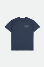 Load image into Gallery viewer, Palmer Proper S/S Standard Tee - Washed Navy/Dusty Blue/Smoke Grey

