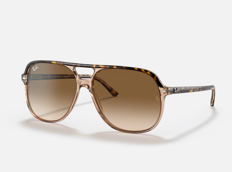 RAYBAN BILL TORTOISE WITH BRONZE GRADIENT SUNGLASSES