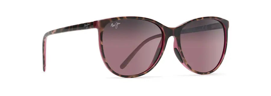 MAUI JIM OCEAN TORTOISE AND RASPBERRY WITH ROSE LENSE SUNGLASSES