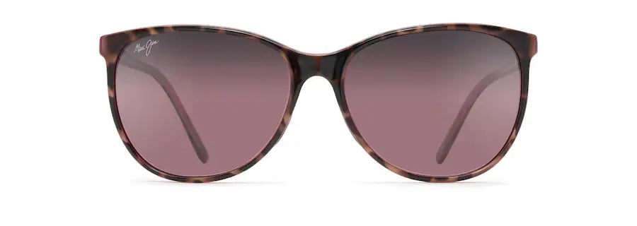 MAUI JIM OCEAN TORTOISE AND RASPBERRY WITH ROSE LENSE SUNGLASSES
