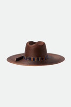 Load image into Gallery viewer, Leigh Straw Fedora - Brown
