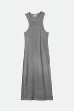 Load image into Gallery viewer, Carefree Organic Garment Dyed Tank Dress - Washed Black
