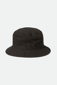 Woodburn Packable Bucket Hat - Black Sol Wash