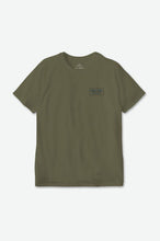 Load image into Gallery viewer, Palmer Proper S/S Standard Tee - Olive Surplus/Navy/Washed Black
