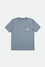Load image into Gallery viewer, Woodburn S/S Tailored Pocket Tee - Dusty Blue

