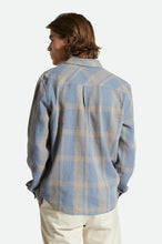 Load image into Gallery viewer, Memphis Linen Blend L/S Shirt - Flint Stone Blue/Sand
