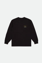 Load image into Gallery viewer, Linwood L/S Tee  - Black/Antelope/Pine Needle
