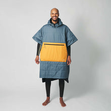 Load image into Gallery viewer, VOITED 2nd Edition Outdoor Poncho for Surfing, Camping, Vanlife &amp; Wild Swimming - Marsh Grey / Desert
