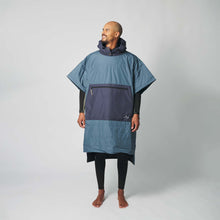Load image into Gallery viewer, VOITED 2nd Edition Outdoor Poncho for Surfing, Camping, Vanlife &amp; Wild Swimming - Marsh Grey / Graphite
