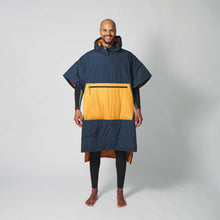 Load image into Gallery viewer, VOITED 2nd Edition Outdoor Poncho for Surfing, Camping, Vanlife &amp; Wild Swimming - Ocean Navy / Desert
