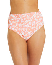 Load image into Gallery viewer, Womens - Swim Bottom - High Waist Bikini - Evergreen - Liberty Coral
