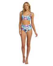 Load image into Gallery viewer, Womens - Swim Bottom - High Waist Bikini - Hallie - Multi Floral
