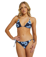 Load image into Gallery viewer, Womens - Swim Bottom - Tie Side Bikini - Poseidon - Blue Navy Hibiscus
