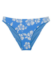 Load image into Gallery viewer, Womens - Swim Bottom - Ariel - Blue Painted Hibiscus
