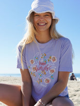 Load image into Gallery viewer, Her Waves Embroidered Boxy Tee
