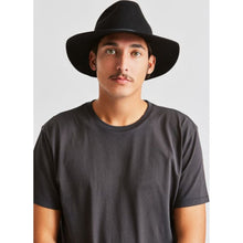 Load image into Gallery viewer, Wesley Cotton Fedora - Black
