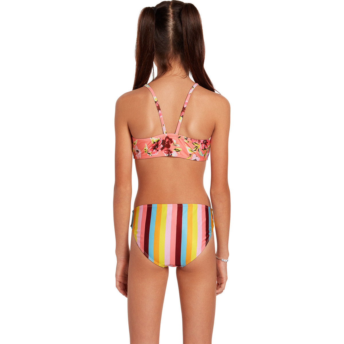 VOLCOM On Tropic Crop Bikini Set Girls Multi - Freeride Boardshop