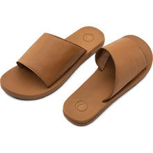 Load image into Gallery viewer, E-CLINER SLIDE SANDALS - COGNAC
