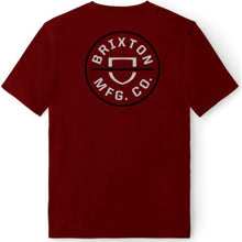 Load image into Gallery viewer, Crest Recycled S/S Standard Tee - Burgundy
