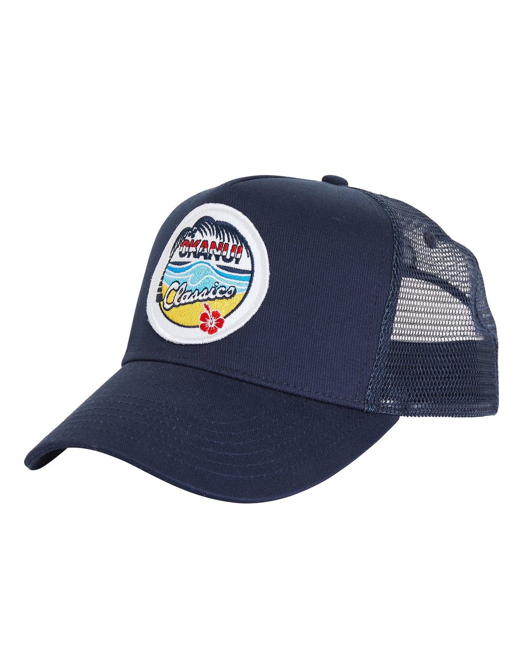 Twill Front Trucker Hat - Navy