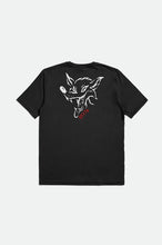 Load image into Gallery viewer, Wolf S/S Tailored Tee - Black
