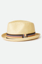 Load image into Gallery viewer, Castor Straw Fedora - Tan
