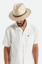 Load image into Gallery viewer, Messer Straw Fedora - Natural
